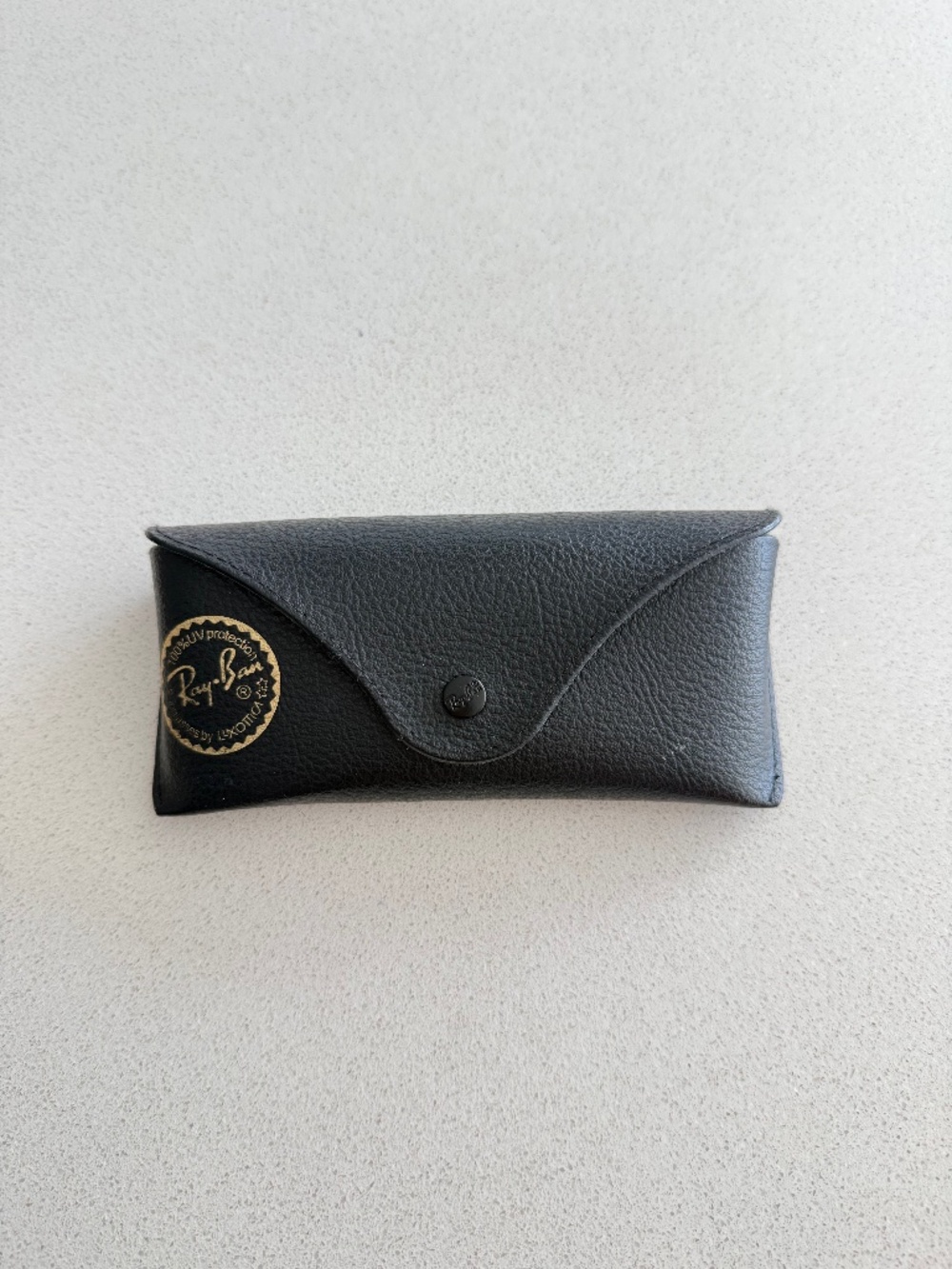 New Ray-Ban Black Sunglasses Case Snap Closure Protective Eyewear Case
